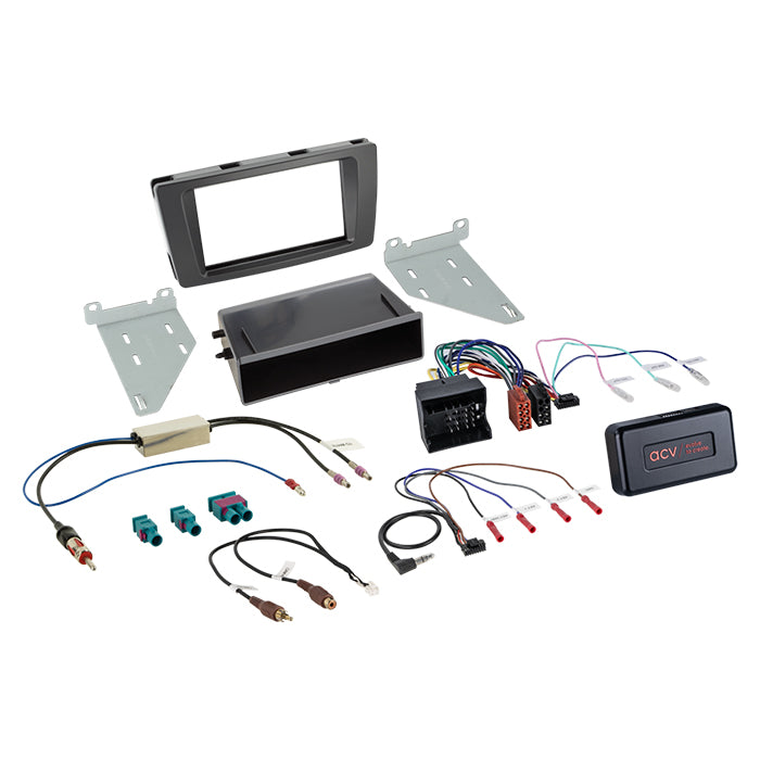 ACV, komplett 2-DIN-sett M. rom Skoda Octavia/yeti I-dapter
