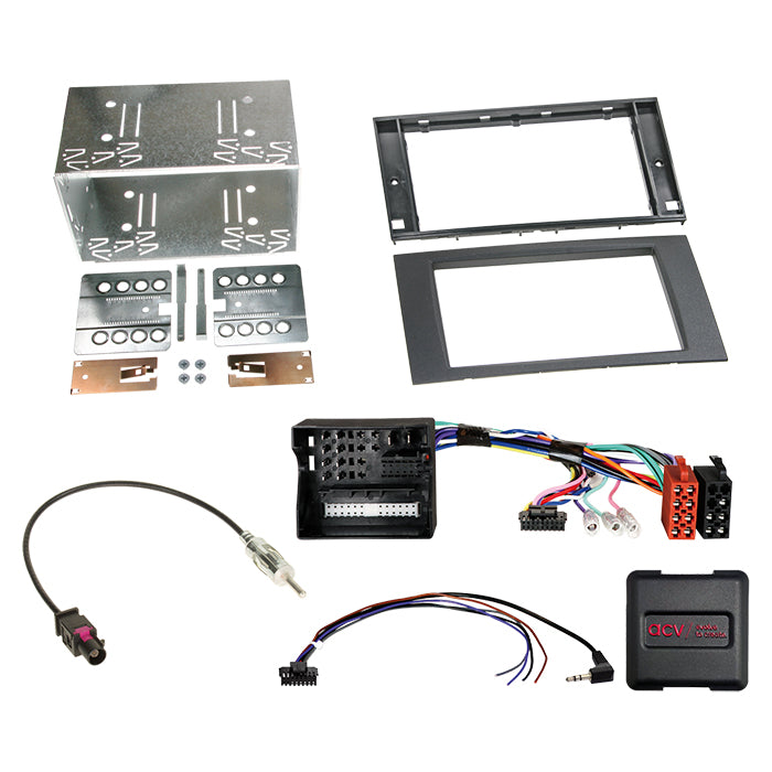 ACV, 2-DIN-sett Ford, sort rattbetj./CAN-buss/antenne Fakra