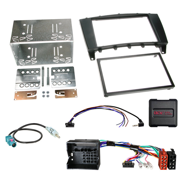 ACV, komplett 2-DIN-kit Mercedes C-klasse / CLC-klasse / G-klasse
