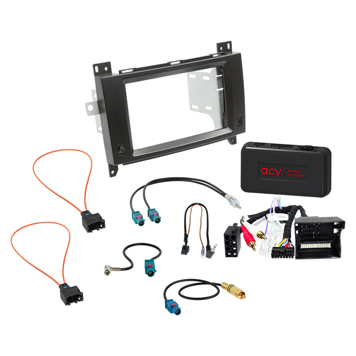 ACV, Komplett 2-DIN kit 42x — Passer til Mercedes vito / Viano 2006-2014