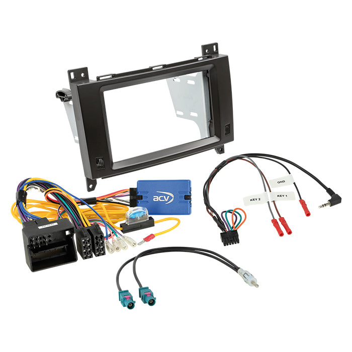 ACV, 2-DIN Kit Ratbetjening Passiv — Passer til Mercedes Vito 2014-2024