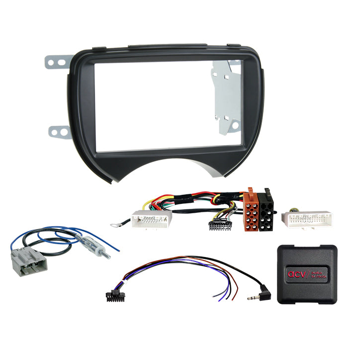 ACV, Komplett 2-DIN kit 07/2013 — Passer til Nissan Micra(K13) 03/ 2011-