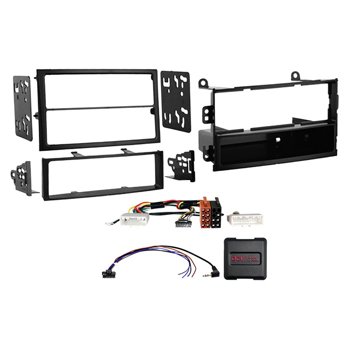 ACV, 2-DIN-kit M/lomme Nissan 350Z(Z33) 10/03-12/05 rattbetjening