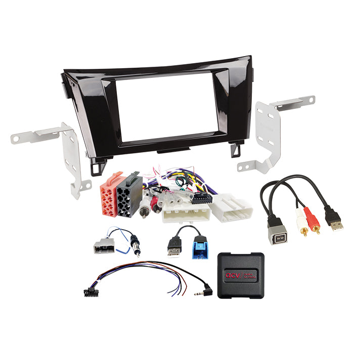 ACV, 2-DIN-sett Nissan Qashqai/X-Trail 20Pin/32Pin rattbetjening