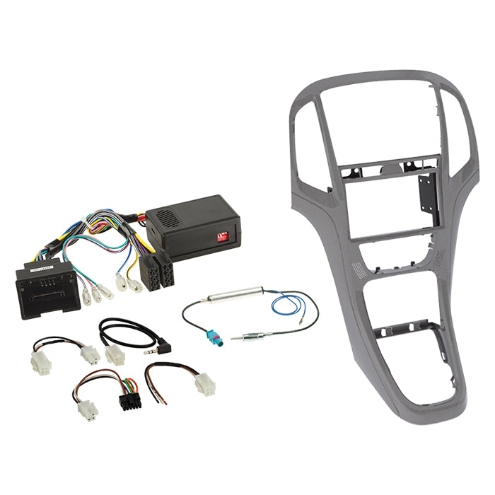 ACV, komplett 2-DIN-kit Titan Grey — Passer til Opel Astra J 2009-2018