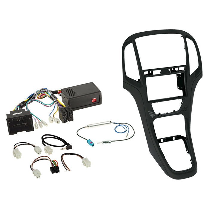 ACV, Komplet 2-DIN-sett perlesvart — Passer til Opel Astra J 2009-2016