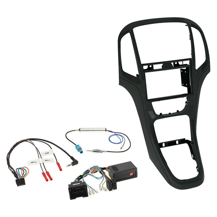ACV, 2-DIN kit perlesort ratbetjening — Passer til Opel Astra J 2009-2018
