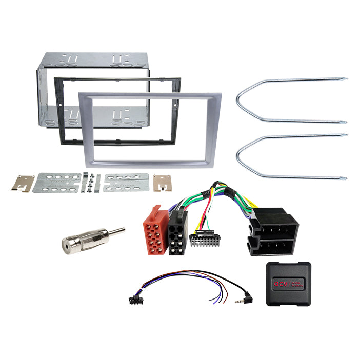 ACV, komplett 2-DIN kit Opel matt krom analog