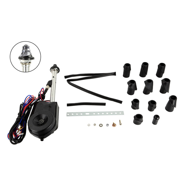 ACV, teleskopantenne AM/FM, automatisk, krom