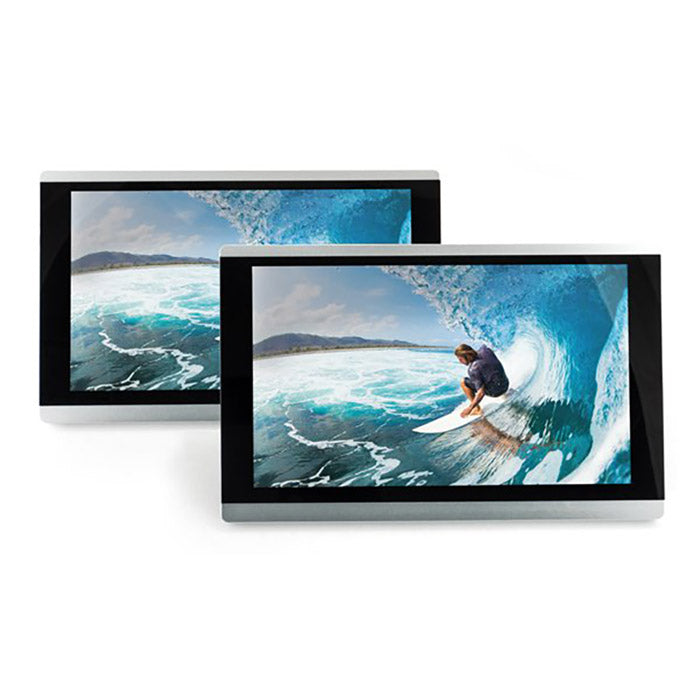 Ampire, sett med to 9" skjermer og Android-medieboks