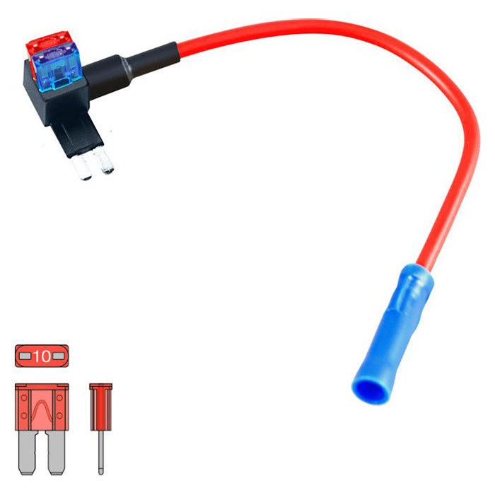 Ampire, tapp for MICRO2-sikring 10 A (ACZ) – 1 stk.