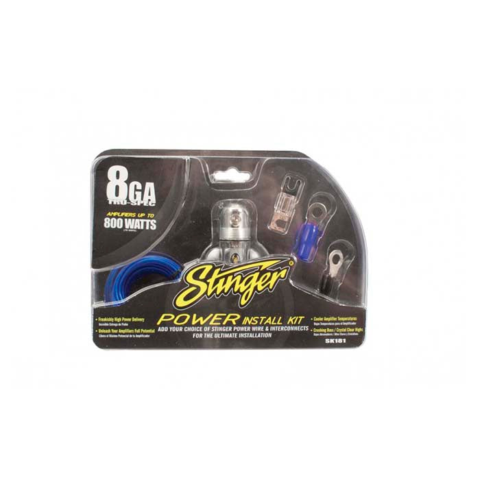 Stinger, kabelsett strøm 8 mm²