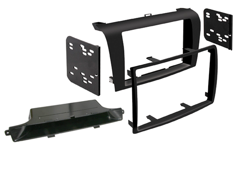 ACV, radioramme 2-DIN 07, sort — passer til Mazda 3 2003-