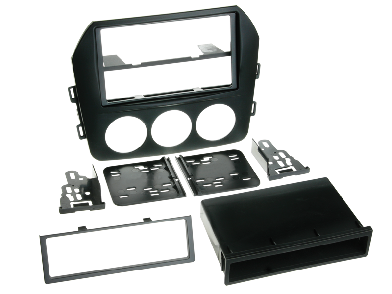 ACV, 2-DIN-kit Mazda mx5/miata 09-10 svart