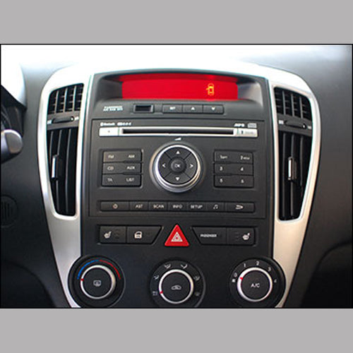 ACV, 2-DIN-sett i svart med oppbevaringsrom — passer til KIA Cee'd 2010–