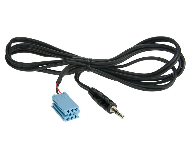 ACV, AUX-adapter mini-ISO → minijack 1,25 m.