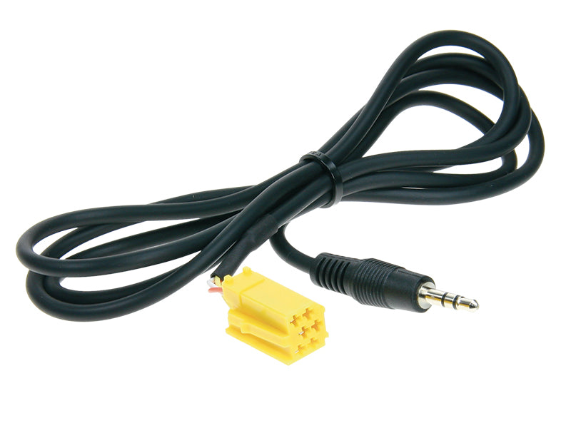 ACV, AUX-adapter mini-ISO → minijack 1,25 m.