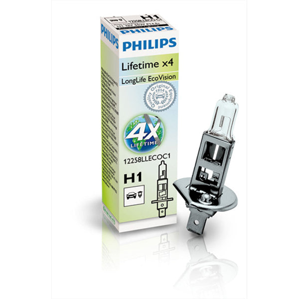Philips, Longlife Ecovision H1 55 W 12 V – 1 stk.
