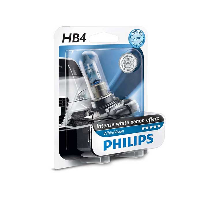 Philips WhiteVision HB4 55 W 12,8 V – 1 stk.
