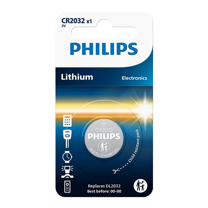 Philips CR2032-knapcellebatteri 3 V