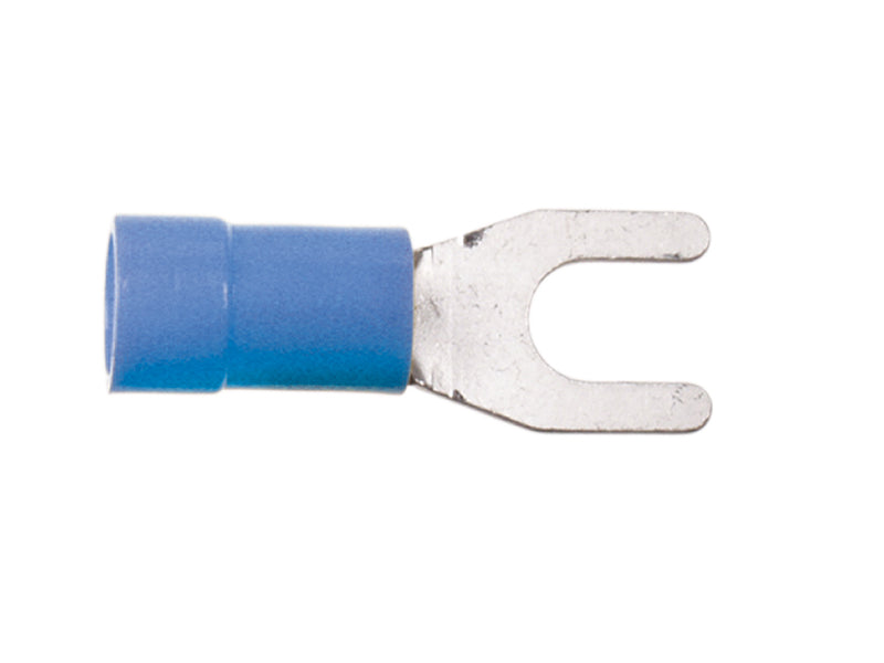ACV, gaffelkontakt blå 4,3mm / 100 stk