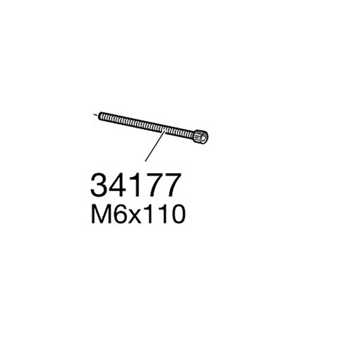 Thule, bolt M6 × 110