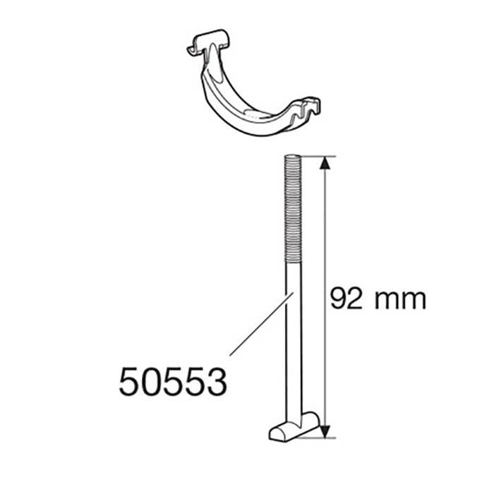 Thule, T-skrue m6x92