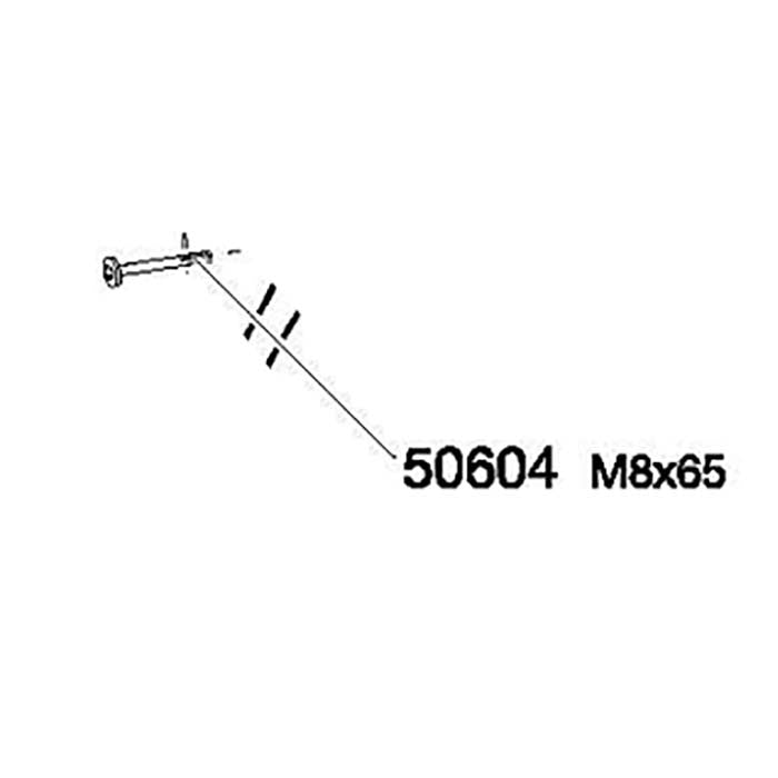 Thule, unbrakobolt K6S M8x65
