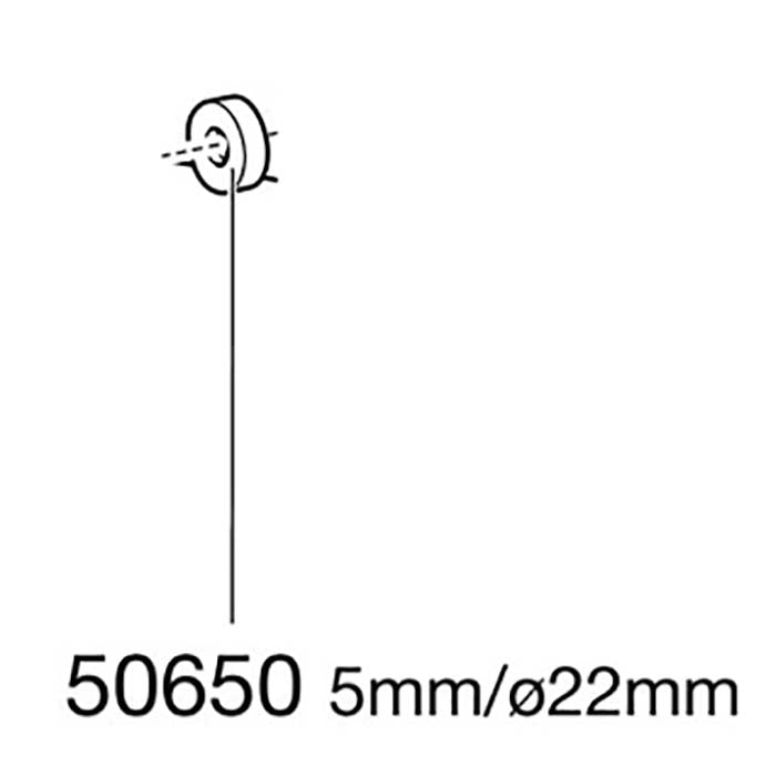Thule, plastskive 5 mm Ø20 mm