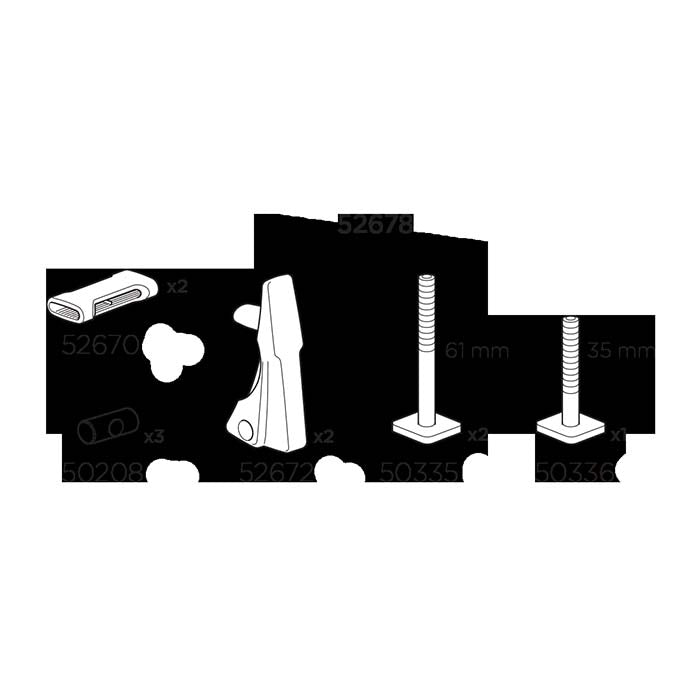 Thule, Monteringspose Wingbar f/598