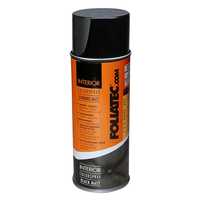 Foliatec, Interiørfargespray Matt svart 400 ml