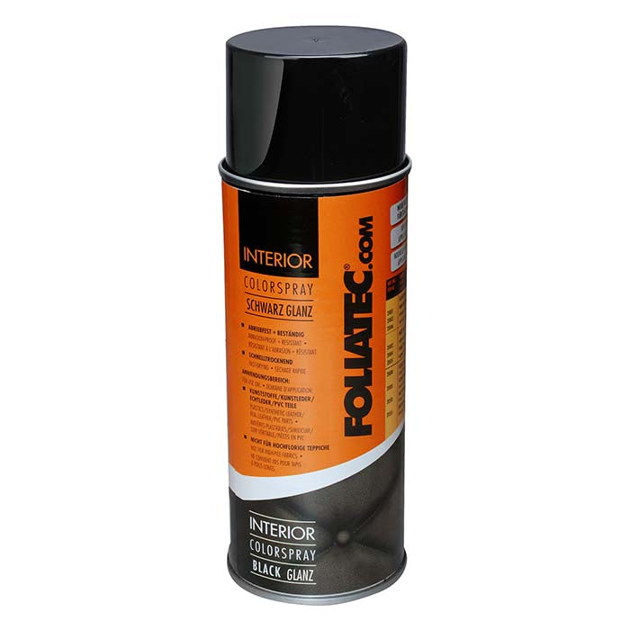 Foliatec, interiørspray blank sort 400 ml