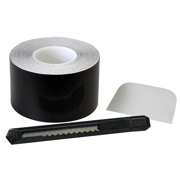 Foliatec Chrome Delete-foliesett, matt sort, 5 cm x 15 m