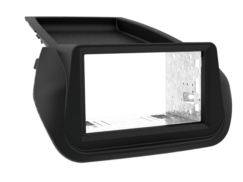 ACV, 2-DIN svart — Passer til Nemo / Fiorino / Bipper 2008-