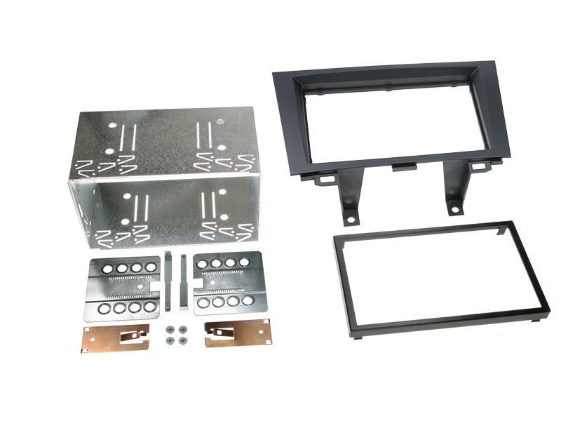 ACV, 2-DIN-radiopanel 10/2012 svart — passer til Honda CR-V RE5 01/2007–