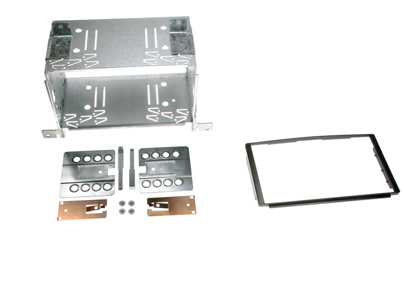 ACV, 2-DIN-sett 06 svart — passer til Hyundai Santa Fe 2005–