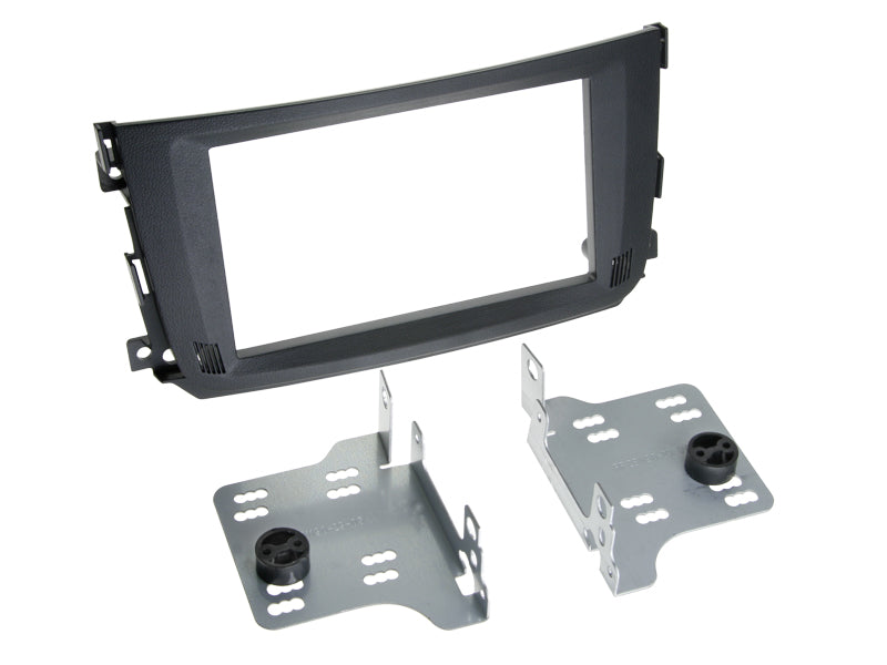 ACV, 2-DIN svart — Passer til monteringssett for Smart Fortwo 2010–
