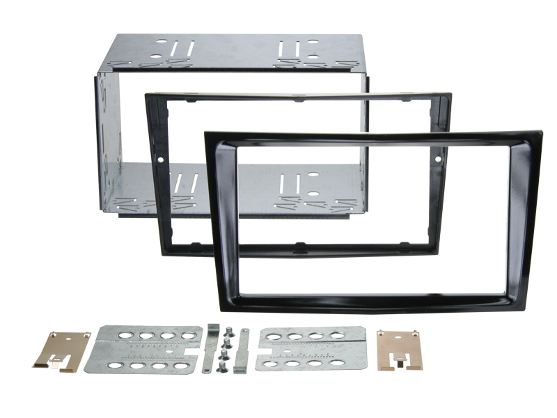 ACV, 2-DIN-sett for diverse Opel-modeller – Farge: Pianosvart