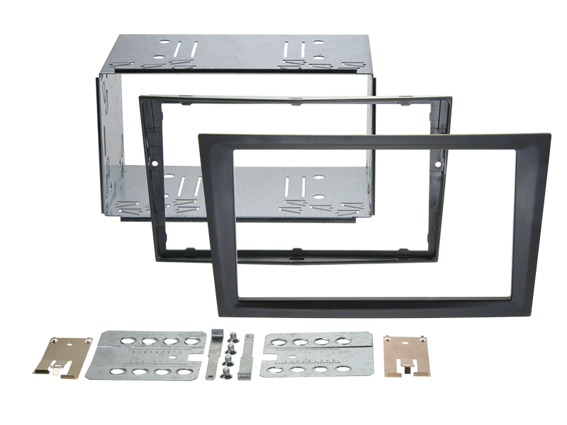 ACV, 2-DIN-sett for Opel – farge: svart