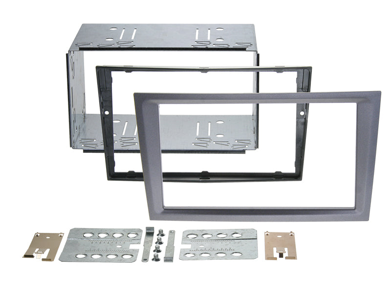 ACV, 2-DIN-sett for diverse Opel-modeller, koksgrå metallfinish