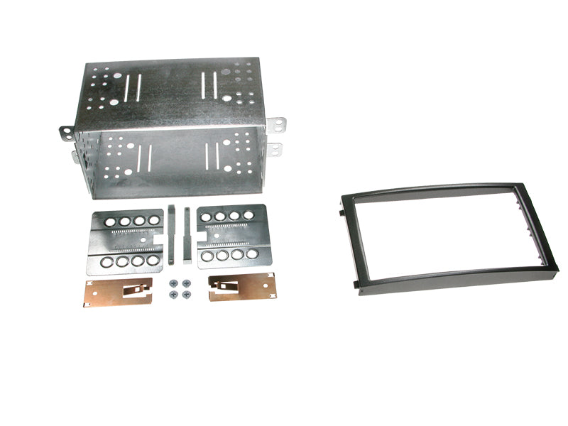 ACV, 2-DIN-sett svart — Passer til Ssangyong Rexton II 2006– — Sett