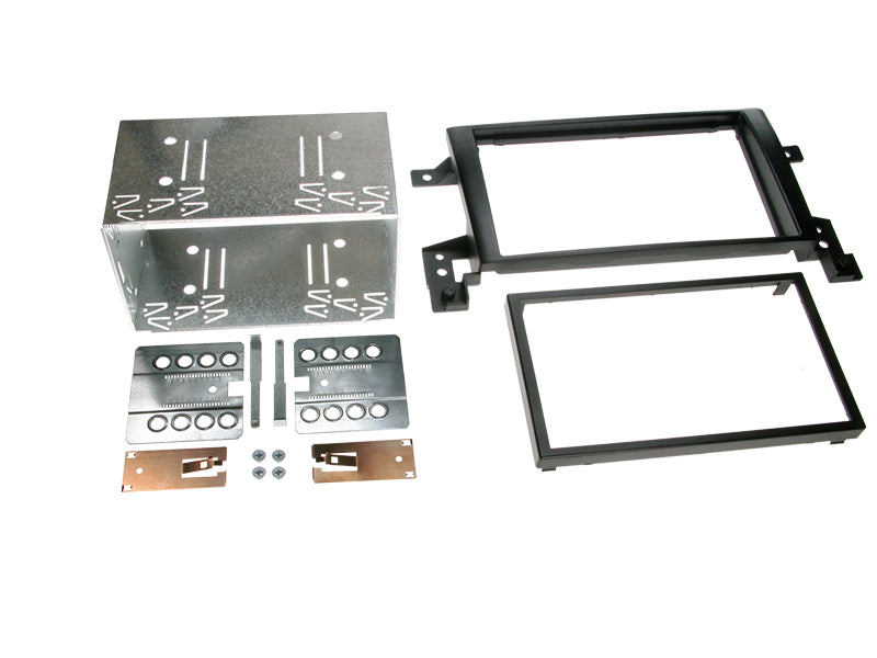ACV 2-DIN-radiobramme svart — passer til Suzuki Grand Vitara 2005–2015 — sett