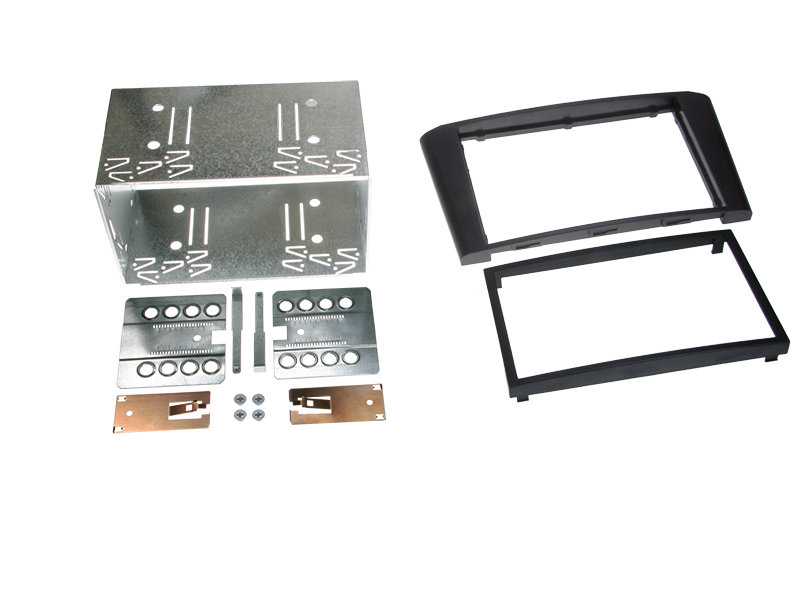 ACV, 2-DIN svart — Passer til monteringssett for Avensis T25 2003–