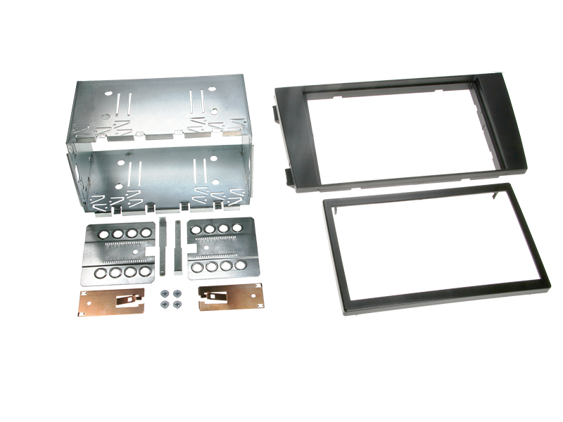 ACV, 2-DIN-sett 04 svart — Passer til Audi A6 2001-