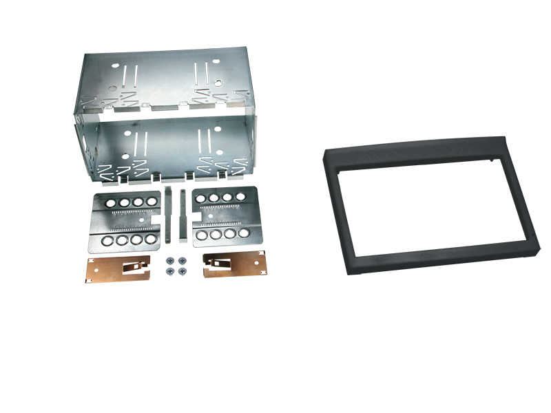 ACV, 2-DIN-sett til Porsche 911 type 996, svart