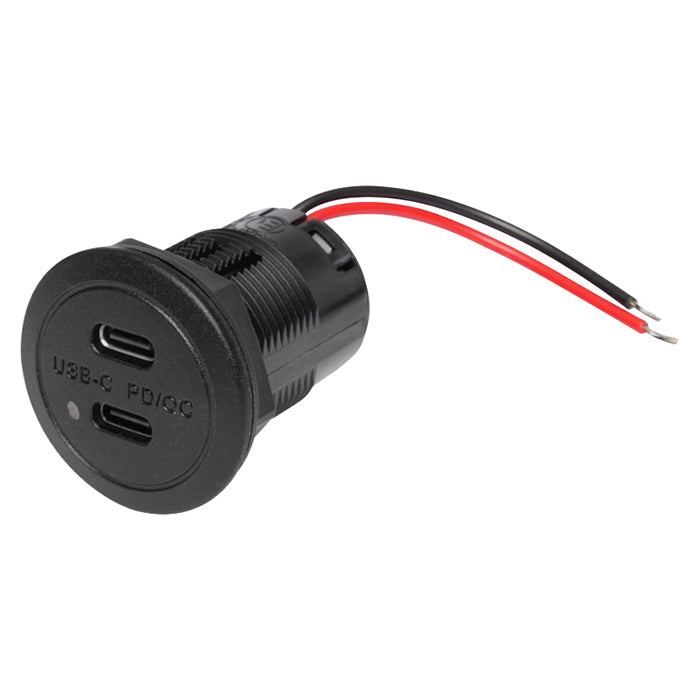 Procar, Dobbelt USB-C-kontakt til indbygning med LED