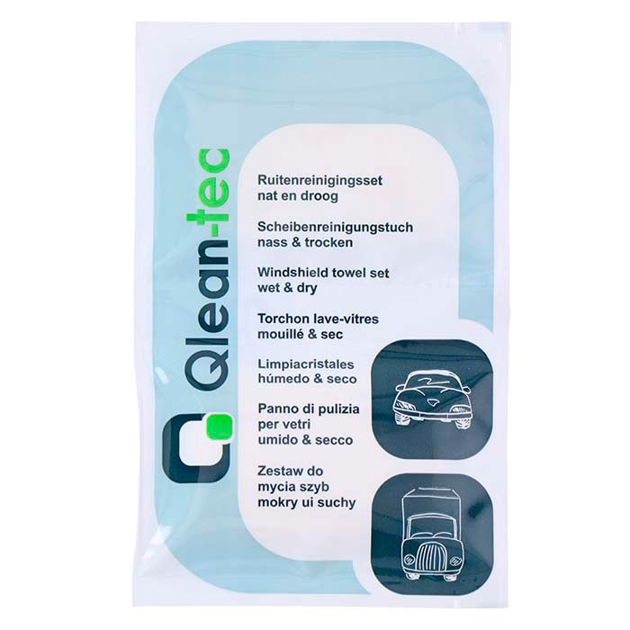 Newco, Qlean-tec, rengjøringsservietter, glassrens, 500 stk.