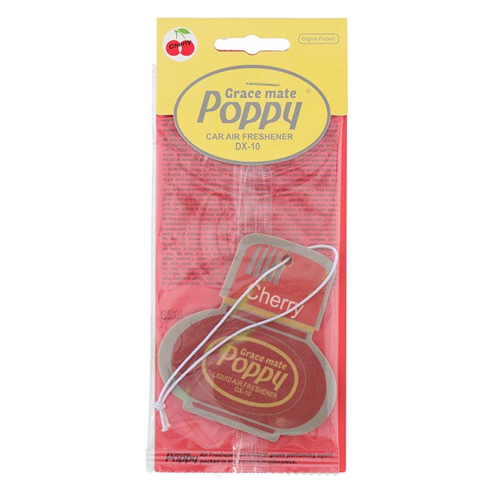Poppy, duftkort, kirsebær