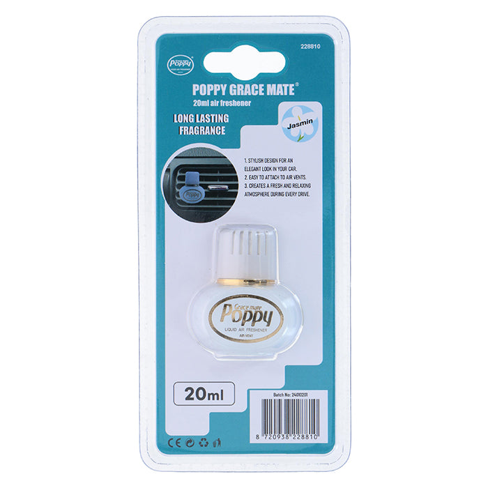 Poppy, mini-luftfrisker med jasmin, 20 ml.