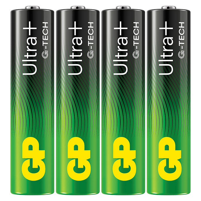 GP Batteries, GP Ultra Plus Alkalisk AAA-batteri 24AUP/LR03, 4-pakning